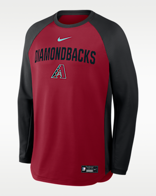 Мужские  Arizona Diamondbacks Authentic Collection Nike Dri-FIT Pullover Crew