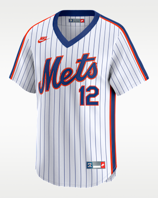 Мужские джерси Francisco Lindor New York Mets Cooperstown 40th Anniversary Nike Dri-FIT MLB Limited Jersey