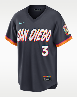 Мужские джерси Jackson Merrill San Diego Padres City Connect Nike MLB Stadium Jersey