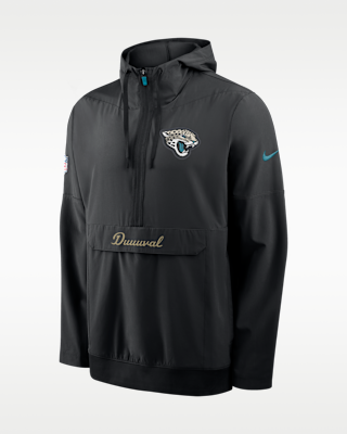 Мужская куртка Jacksonville Jaguars Rivalries Collection Sideline Anorak Nike NFL 1/2-Zip Hooded