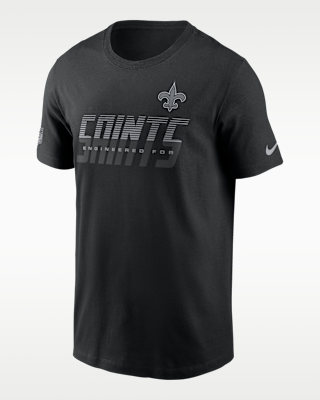 Мужская футболка New Orleans Saints Sideline Team Issue Nike Dri-FIT NFL