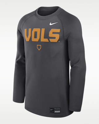 Мужская футболка Tennessee Dugout Game Time Nike Dri-FIT College Long-Sleeve