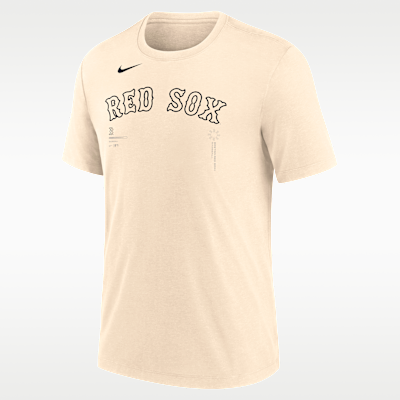 Playera Nike de la MLB para hombre Boston Red Sox Wordmark