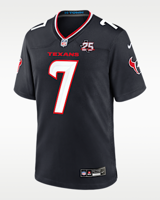 Мужские джерси C.J. Stroud Houston Texans 25th Season Nike NFL Game Jersey