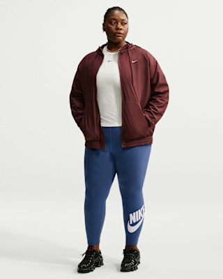 Женские тайтсы Nike Sportswear Classics High-Waisted Graphic Leggings (Plus Size)