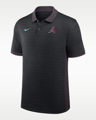 Мужские  Arizona Diamondbacks Authentic Collection Striped Victory Nike Dri-FIT MLB Polo