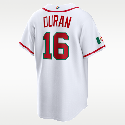 Jarren Duran Mexico National Baseball Team 2026 World Baseball Classic Men's Nike Stadium Jersey