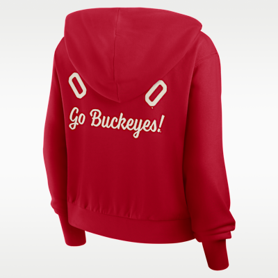 Ohio State Mantra Women's Nike College Full-Zip Hoodie