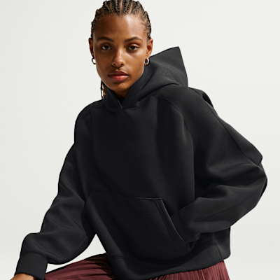 Nike Pregame Fleece Oversize Kadın Kapüşonlu Sweatshirt'ü görsel 3