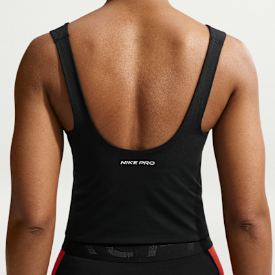 Nike Pro Sculpt Orta Destekli Pedli Kadın Spor Sütyenli Atlet görsel 2