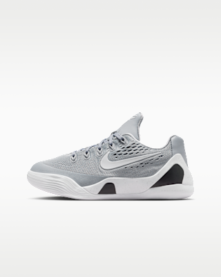 Баскетбольные кроссовки Kobe IX Big для детей wolf grey/white