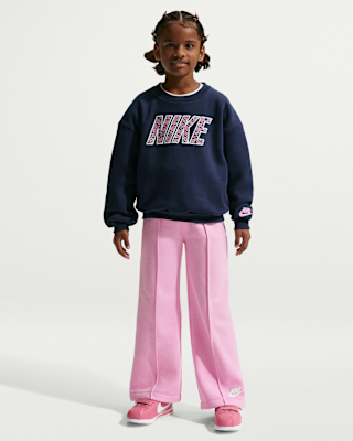Детские Nike Retro Remix Little Kids' 2-Piece Wide Leg Pants Set