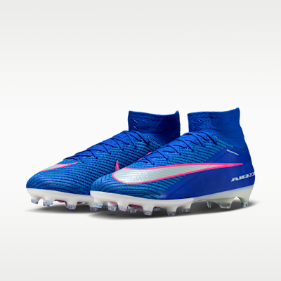 Tacos de fútbol para pasto artificial de corte high Nike Mercurial Superfly 10 Elite