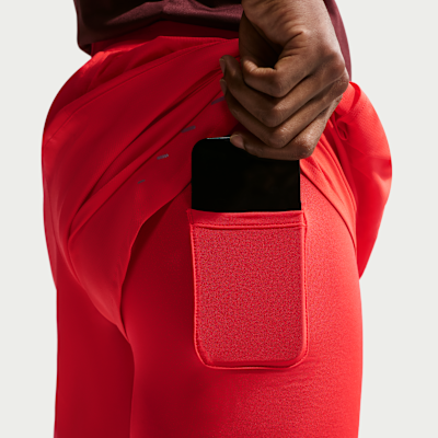 Shorts de correr Dri-FIT de 13 cm 2 en 1 para hombre Nike Stride