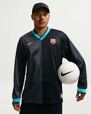 Мужские джерси FC Barcelona Energy Third Nike Dri-FIT Soccer Long-Sleeve Jersey