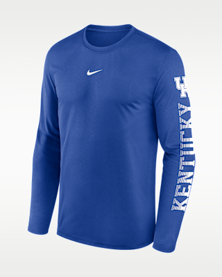 Мужская футболка Kentucky Primetime Stack Legend Nike Dri-FIT College Long-Sleeve