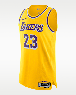 Мужские джерси Los Angeles Lakers Icon Edition Nike Dri-FIT ADV NBA Authentic Jersey