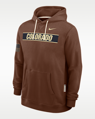Мужские  Colorado 2026 Military Appreciation Nike Dri-FIT College Long-Sleeve Hooded Top