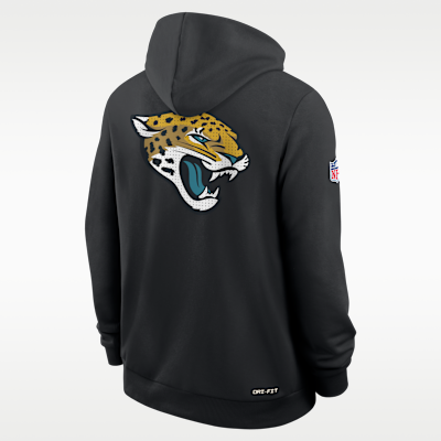 Jacksonville Jaguars Utility Player Sideline Men's Nike Dri-FIT NFL Full-Zip Hoodie