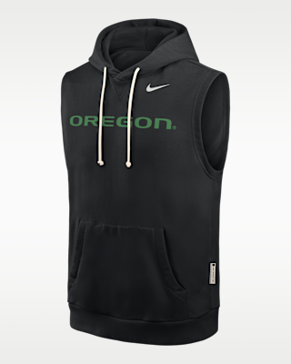 Мужское худи Oregon Sideline Nike Dri-FIT College Sleeveless Pullover Hoodie