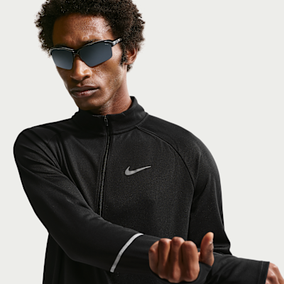 Nike Miler Dri-FIT Yarım Fermuarlı Erkek Koşu Üstü görsel 3