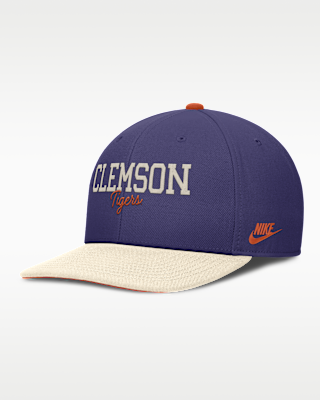 Мужские  Clemson Legacy Script Nike Dri-FIT College Adjustable Hat