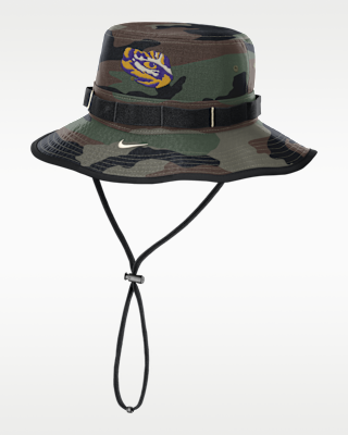 Мужские  LSU 2025 Military Appreciation Boonie Nike Dri-FIT College Bucket Hat