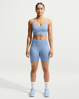 Женские шорты Nike Pro Seamless Dri-FIT High-Waisted 5" Biker Shorts
