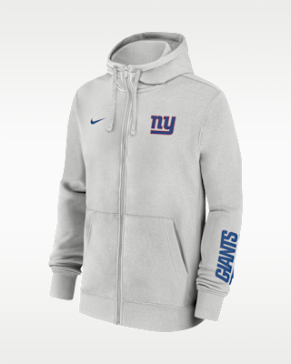 Мужское худи New York Giants Club Nike NFL Full-Zip Hoodie