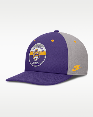 Мужские  LSU Athletic Prep Pro Nike Dri-FIT College Adjustable Hat