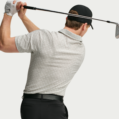 Nike Tailored Performance Microprint Erkek Golf Polo Üstü görsel 2