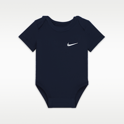 Nike Baby (0–9M) Swoosh Bodysuits (3-Pack)