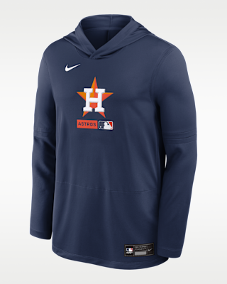 Мужские  Houston Astros Authentic Collection Nike Dri-FIT MLB Long-Sleeve Hooded Top