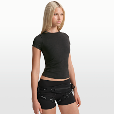 Camisola de manga curta NikeSKIMS Ribbed Seamless para mulher