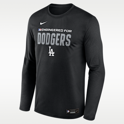 Los Angeles Dodgers Authentic Collection Team Issue Men's Nike Dri-FIT MLB Long-Sleeve T-Shirt