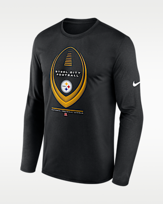 Мужская футболка Pittsburgh Steelers Legend Icon Nike Dri-FIT NFL Long-Sleeve
