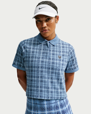 Женские Nike Fairway Fresh Dri-FIT Tartan Golf Polo