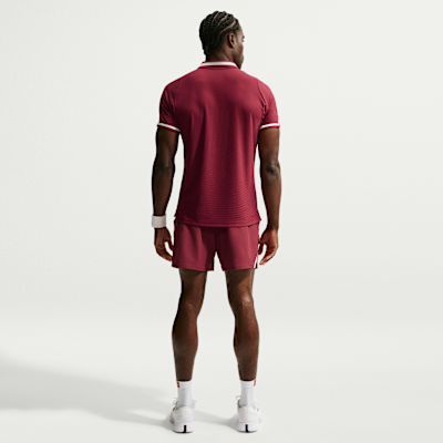 NikeCourt Slam Aero-FIT Erkek Tenis Polo Üstü görsel 5