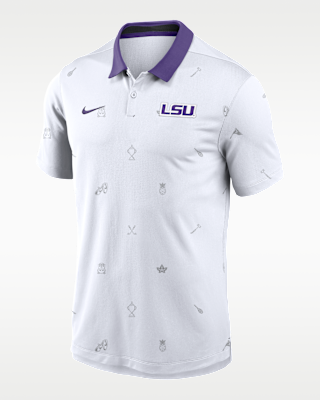 Мужские LSU Vapor Pattern Nike Dri-FIT College Polo