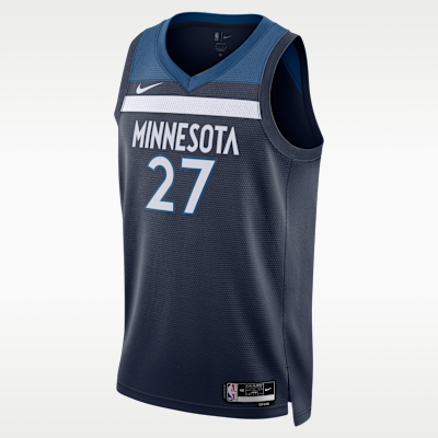 Jersey Nike Dri-FIT de la NBA Swingman para hombre Minnesota Timberwolves Icon Edition