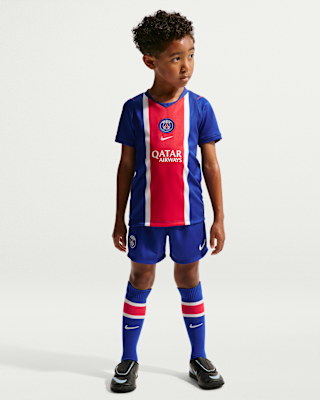 Детские  Paris Saint-Germain 2026 Stadium Home Little Kids' Nike Soccer Replica 3-Piece Kit