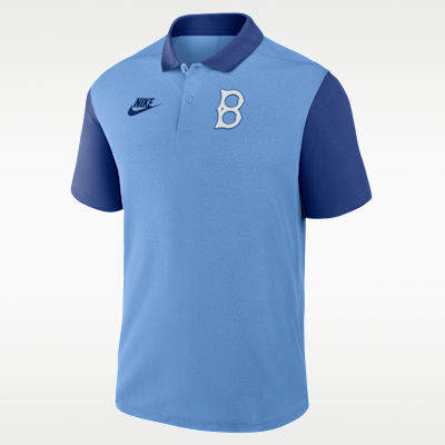 Brooklyn Dodgers Cooperstown Victory Men's Nike Dri-FIT MLB Polo