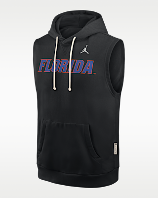 Мужское худи Florida Sideline Jordan Brand Dri-FIT College Sleeveless Pullover Hoodie