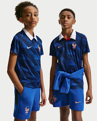 Детские джерси FFF 2026 Stadium Home Big Kids' Nike Dri-FIT Soccer Replica Jersey
