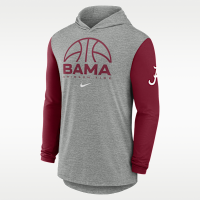 Alabama Basketball Men's Nike Dri-FIT College Long-Sleeve Hooded T-Shirt