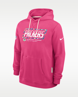 Мужское худи Green Bay Packers Crucial Catch Sideline Standard Issue Nike Dri-FIT NFL Pullover Hoodie
