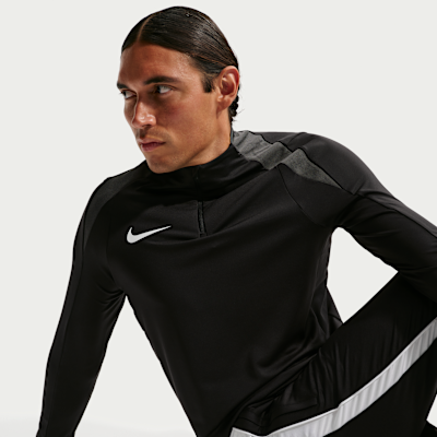 Nike Strike Dri-FIT Yarım Fermuarlı Erkek Futbol Antrenman Üstü görsel 3