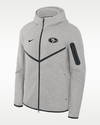 Мужская куртка San Francisco 49ers Top Billing Tech Fleece Windrunner Nike NFL Full-Zip Hooded для бега