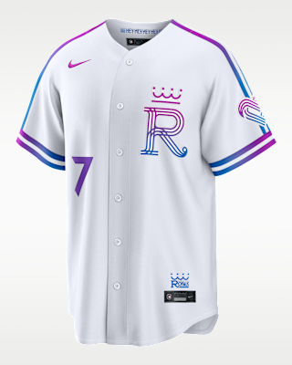Мужские джерси Bobby Witt Jr. Kansas City Royals City Connect Nike MLB Stadium Jersey