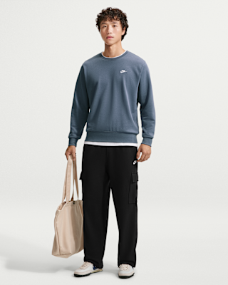 Мужские  Nike Club Fleece Open-Hem Cargo Pants